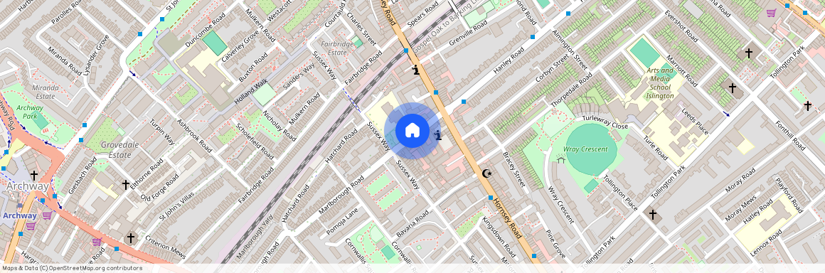 Sussex Way, London, N19 4DW