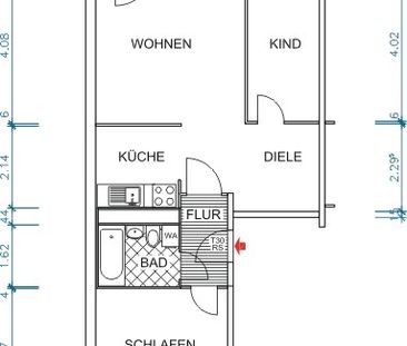 Sonnige 3-Zimmer-Wohnung im Chemnitzer Süden - Foto 5