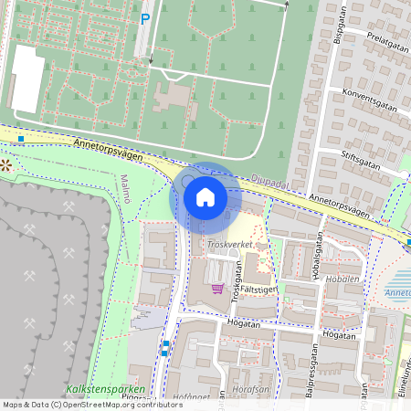 Blåsebergavägen, Limhamn