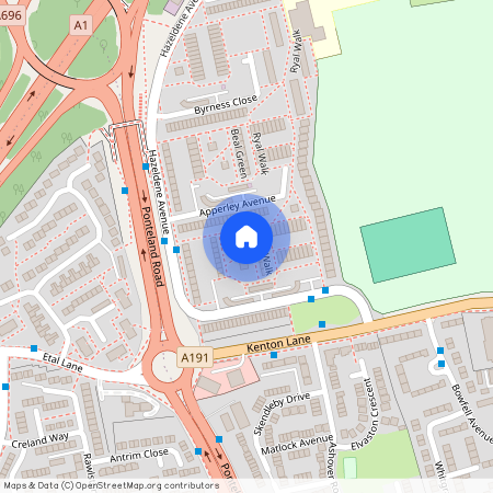 Fawlee Green, Newcastle upon Tyne, Tyne and Wear, NE3