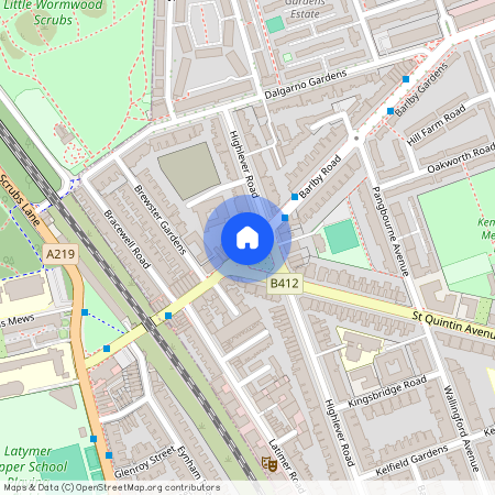 St Quintin Gardens, London W10