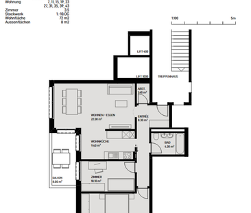 SCHÖNE Wohnung mit grossem Balkon - Photo 5