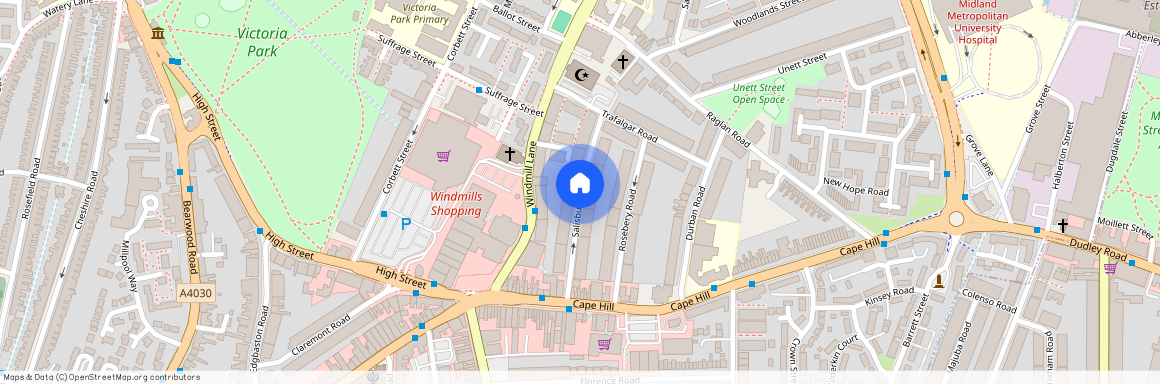 Salisbury Road, Cape Hill, Smethwick