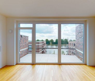 3-Zimmer-Wohnung mit Balkon und Weserblick in der Bremer Überseestadt - Foto 2