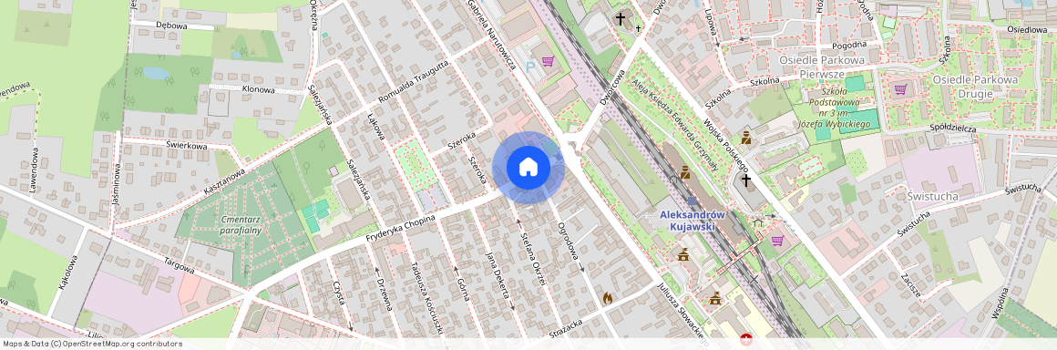 Narutowicza, Aleksandrów Kujawski, kujawsko-pomorskie