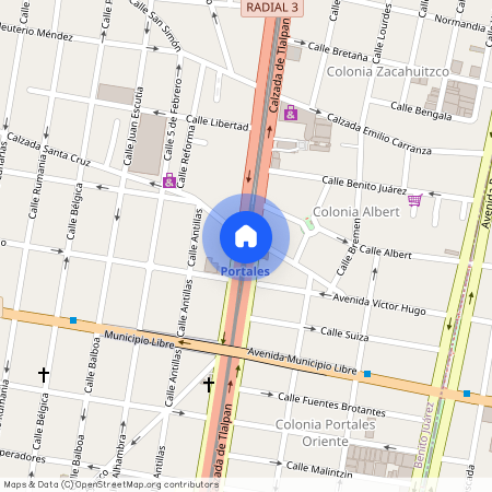 Av. Víctor Hugo 68, Portales Nte, Benito Juárez, 03303 Ciudad de México, CDMX #68, Colonia Portales Sur, C.P. 03300, Df / Cdmx