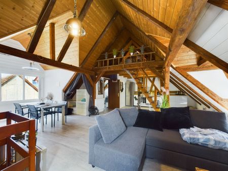 Möblierte 2-Zimmer-Dachgeschosswohnung am See in Steckborn - Photo 2