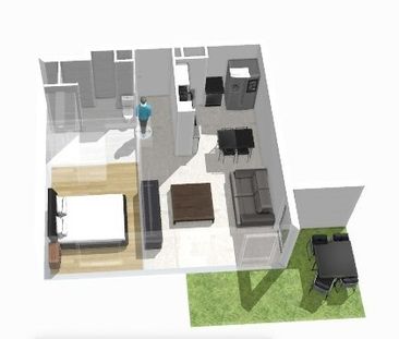 Location Appartement 2 pièces 38m² - Photo 5