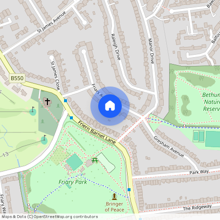 Friars Avenue, Whetstone, Whetstone, N20