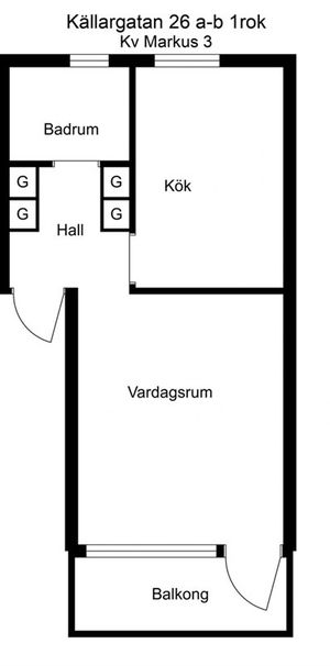 Källargatan 26 A - Foto 1