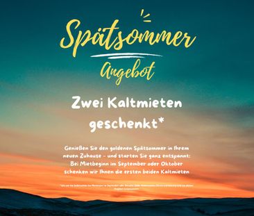 Stellplatz für 1 Jahr mietfrei! Drei Zimmer Wohnung mit Balkon - Je... - Foto 1