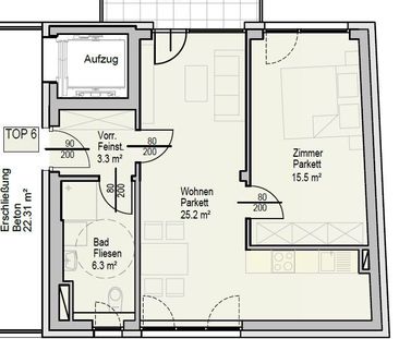 Perfekt aufgeteilte, sonnige 2-Zimmer-Wohnung mit Balkon und KFZ-Ab... - Photo 4