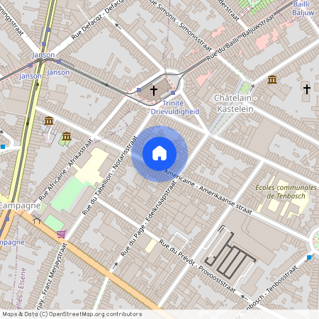 Amerikaanse straat 76, 1050 Elsene