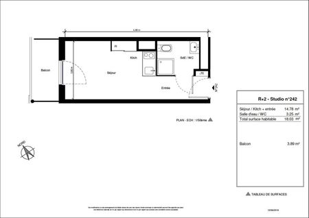 Location Appartement 1 pièce 18m² NIMES 30000 - Photo 3