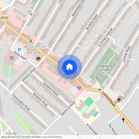 Central Road, Worcester Park KT4