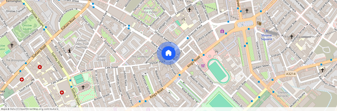 Draycott Place Sloane Square SW3, London, SW3