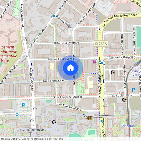 46 Allée Des Deux Mondes, Grenoble