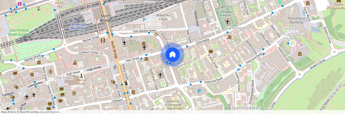 Royal Mile, St Marys Street, Edinburgh