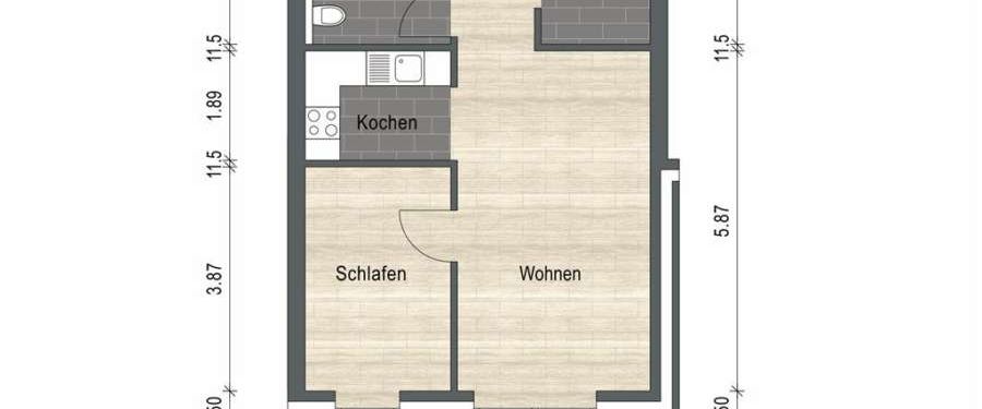 Neue Erdgeschosswohnung mit Terrasse in zentraler Lage von Schortens! Erstbezug! - Photo 1