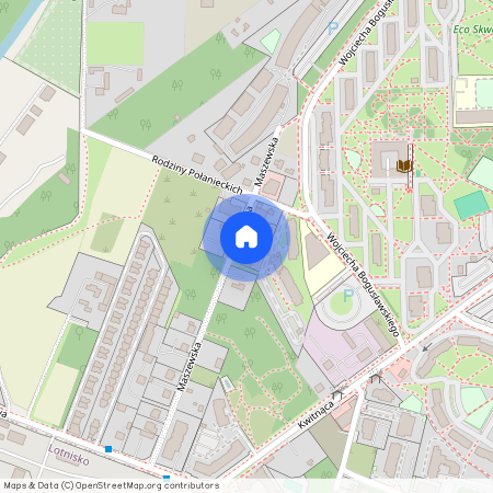 ul. Maszewska 20, Chomiczówka, Bielany, Warszawa, mazowieckie