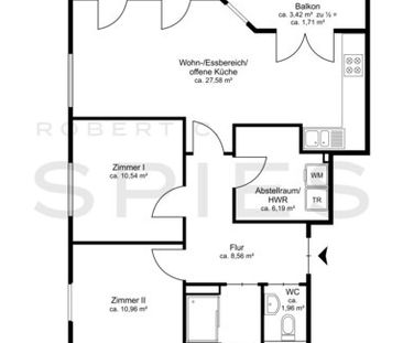 Modern Wohnen: Helle 3-Zimmer-Neubau-Wohnung mit Balkon - Photo 1