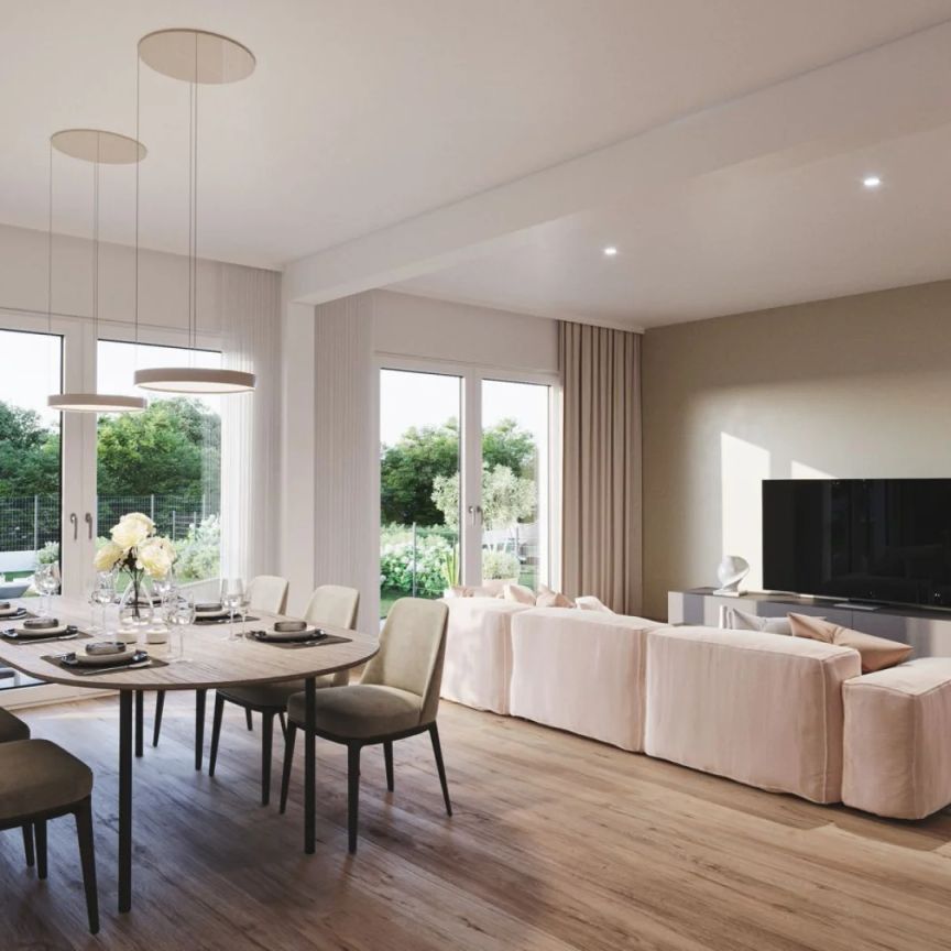 Modern, hell, exklusiv - Mietkauf Doppelhaushälfte in attraktiver Lage von Stoob - Photo 1