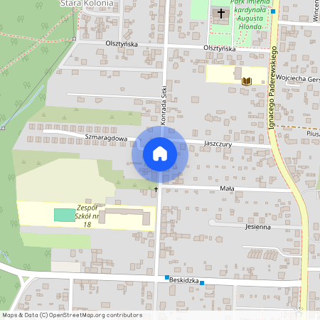 ul. Konrada Sitki, Kończyce, Zabrze, śląskie