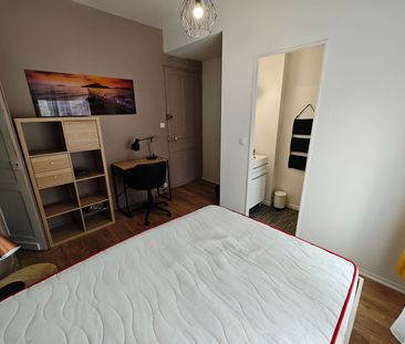 Chambre meublée 14,31m2 colocation – rue Garibaldi réf 1537-3 - Photo 3
