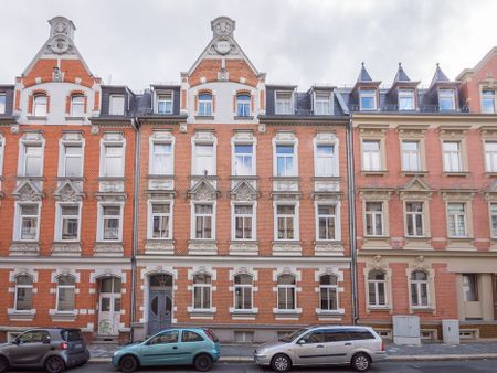 Familienwohnung mit Balkon - 3 Raumwohnung zur Miete in Plauen - Badewanne - Nähe Karl-Marx-Schule - Foto 2