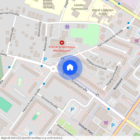 Schweigstr. 45 02943 Weißwasser, Am Wasserturm