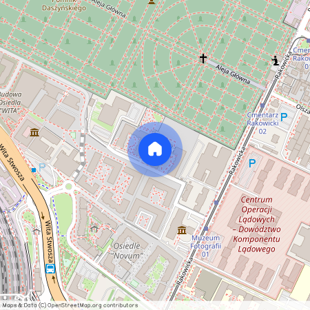 ul. Rakowicka, Przedmieście Warszawskie, Stare Miasto, Kraków, małopolskie