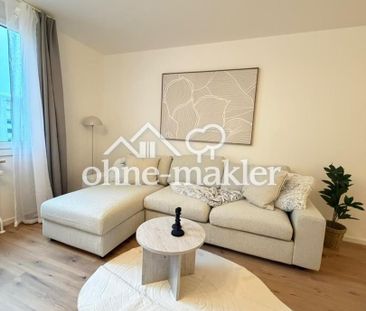 Helles, vollmöbliertes 1-Zimmer-Apartment mit Balkon – Erstbezug na... - Photo 1