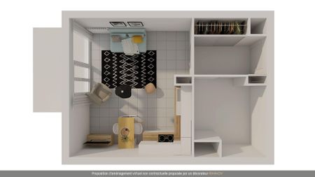 location Appartement T1 DE 29m² À TOULOUSE - Photo 3