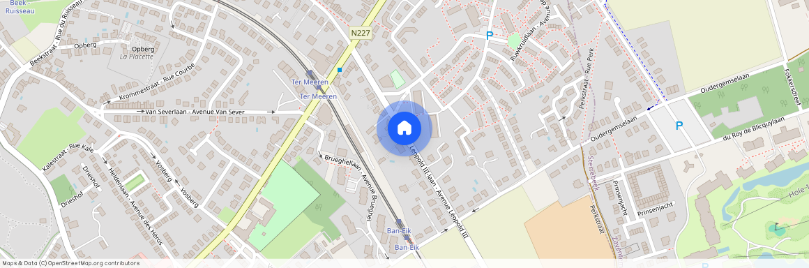 Avenue Léopold III, 1970, Wezembeek-Oppem