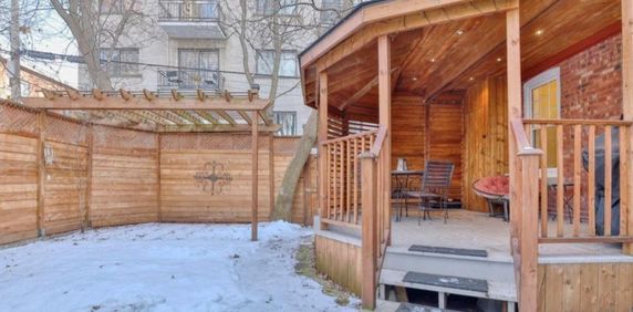 Magnifique 4 1/2 à louer Ahuntsic, cour arrière, Parc de la visitation - Photo 2