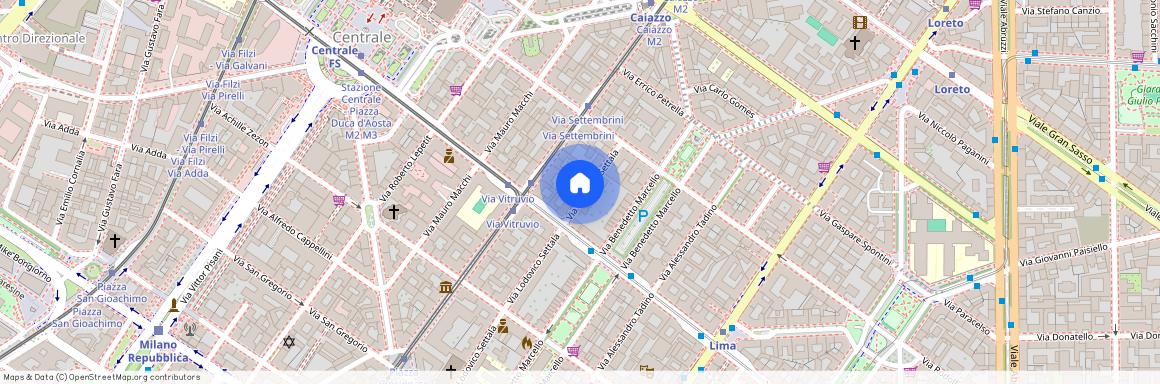 Via Lodovico Settala 55, 20124 Milan MI, Italy