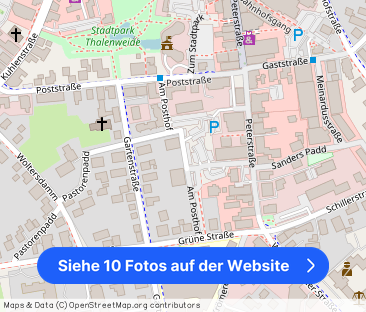 exklusive Penthousewohnung mit Balkon im Zentrum von Westerstede, A... - Foto 1