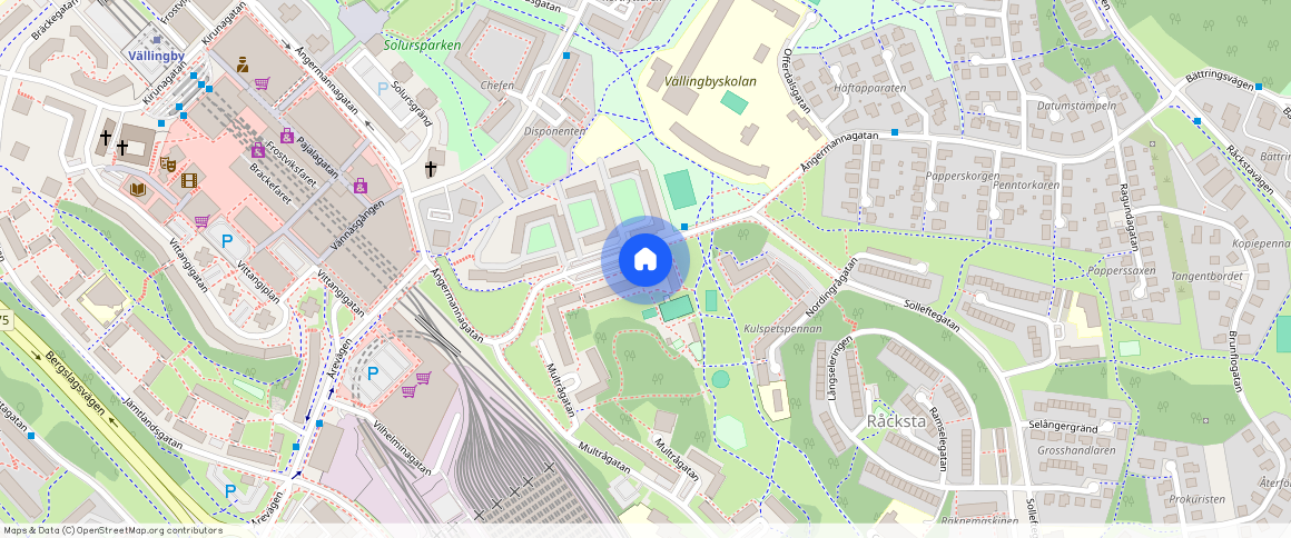 Ångermannagatan **, Råcksta