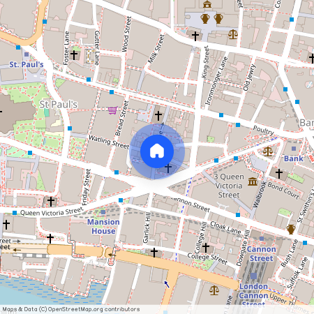 Bow Lane, St Pauls, London, EC4M