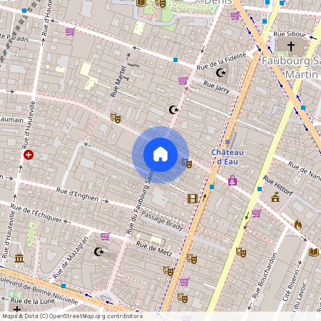 Faubourg Saint-Denis 62, Rue du Faubourg Saint-Denis, Paris