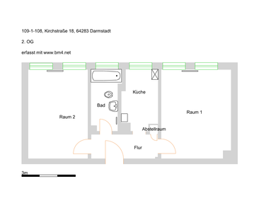 Mittendrin, statt nur dabei! Zentrale 2-Zimmer-Wohnung in Darmstadt! - Foto 3