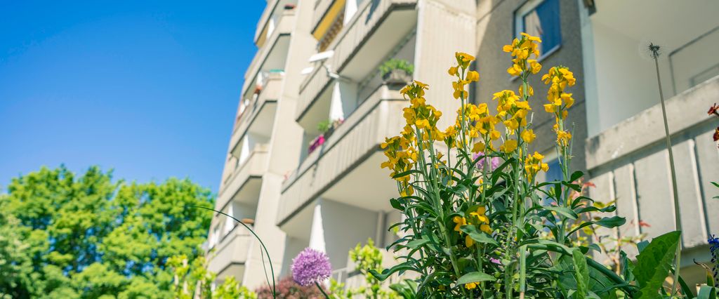 2-Raum-Erdgeschosswohnung mit Balkon - Foto 1