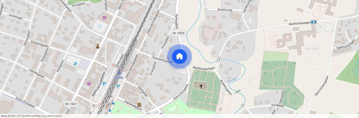 Osby, Skåne, Kyrkogatan 1A