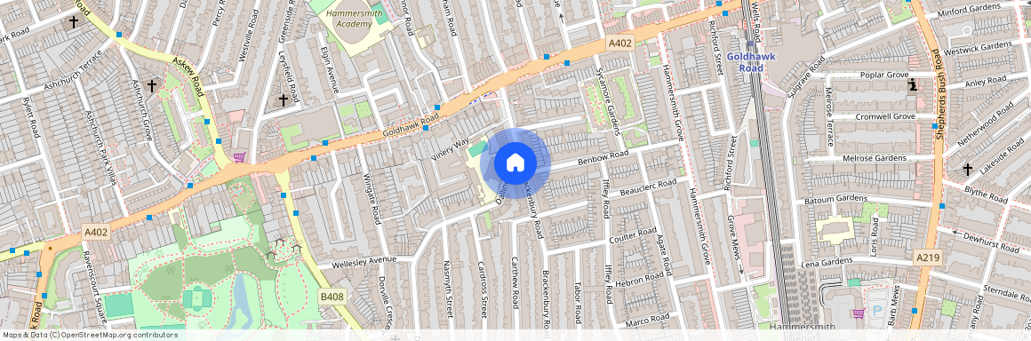Brackenbury Road London W6, London, W6