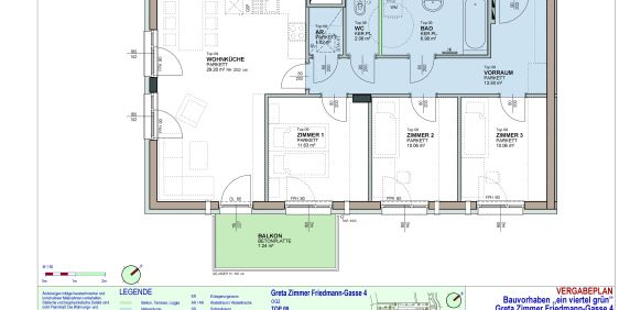 4-Zimmer-Wohnung mit Balkon, Top 9 - Photo 2