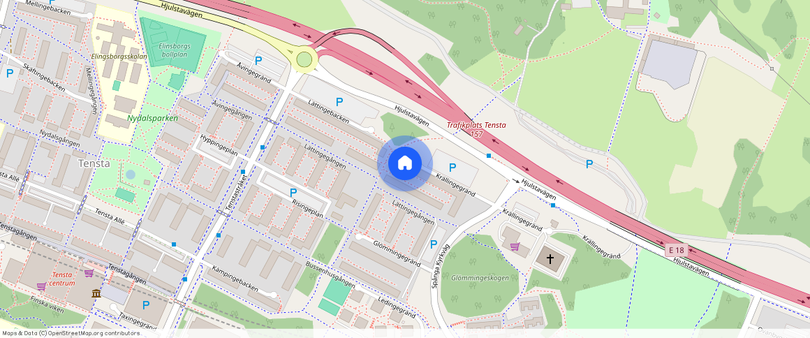 Krällingegränd **, Tensta