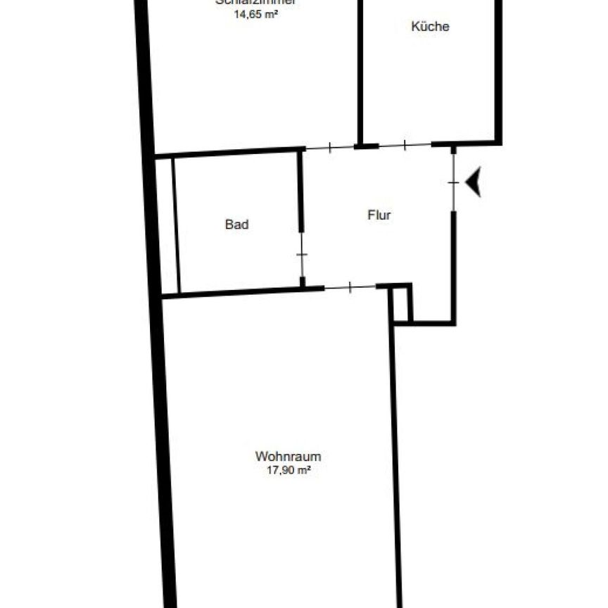 2 Zimmer Wohnung - Photo 1