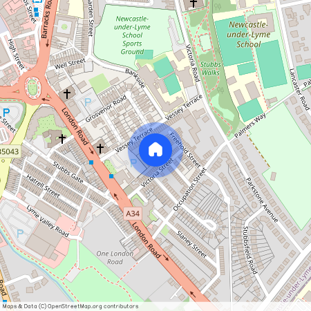 Webster Street, Newcastle, Staffordshire, ST5