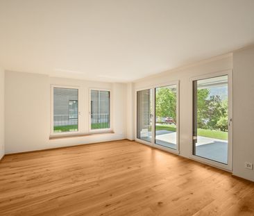 Gartenwohnung mit gedecktem Sitzplatz und Sonnenmarkise - Erstbezug - Photo 5