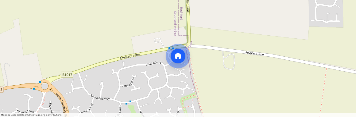 Southend-on-Sea, Shoeburyness, Kingston Avenue, SS3 8TS, Essex